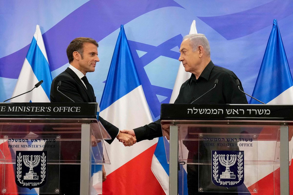 Macron propone en Israel que la coalición internacional contra el ISIS combata también a Hamás | Internacional